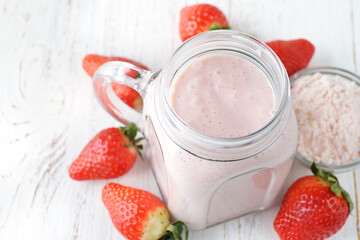 Sticker - Protein strawberry shake