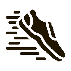 Poster - Sportive Sneaker Icon Vector Glyph Illustration