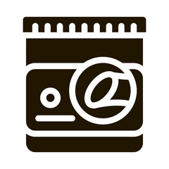 Poster - Sugar Container Icon Vector Glyph Illustration
