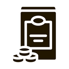 Poster - Sweetener Bottle Icon Vector Glyph Illustration