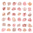 © Katerin_vin - lifestyle doodle icons set for stories covers