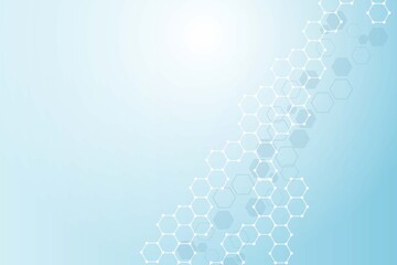 Poster - Big Data Visualization Background. Modern futuristic virtual abstract background. Science network pattern, connecting lines and dots. Global network connection .