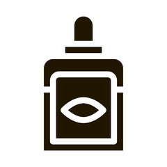 Poster - Bottle Drops For Sick Eyes Icon Vector