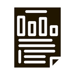 Aufkleber - Statistician Report Document Icon Vector