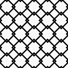 Aufkleber - Connected Rhombuses. Vector Rhombuses Pattern.