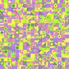 Poster - Colorful Geometric background for your design. Template for design, banner, flyer, business card, poster, wallpaper, brochure, smartphone screen, mobile app.