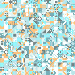 Poster - Colorful Geometric background for your design. Template for design, banner, flyer, business card, poster, wallpaper, brochure, smartphone screen, mobile app.