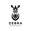 Zebra head logo icon design