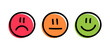 © fotomowo - Rating emotion faces color