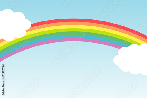 虹 アドビストックのデザイン かべいろ Com おしゃれ壁紙リフォーム貼り替え インクジェット壁紙のかべいろ Com