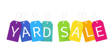Yard Sale Tag Icon. Clipart Image Isolated On White Background