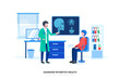 © freeslab - Diagnose Patients's Health - Medical Illustration Concept