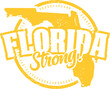 Florida State Strong Vintage Style Stamp