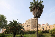Palazzo Reale In Park Villa Bonanno In Palermo, Sicily Italy