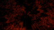 © RocknRoller Studios - Futuristic, Orange Digital Grid background. Network Tech Wallpaper. 3D Render