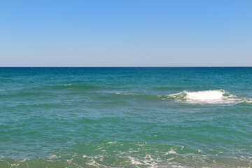 Sea with horizon