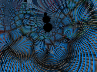 blue brown shapes, design, abstract background with circles
