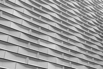 Poster - Exterior of modern architecture. Building abstract background pattern