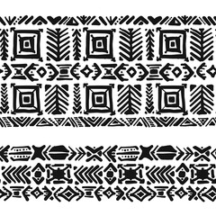 Papier Peint - Ethnic handmade ornament, seamless pattern