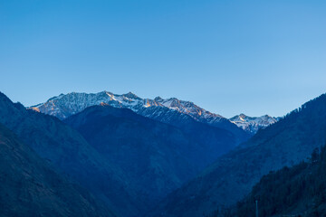 Wall Mural - a mountain valley, pekhri, tirthan valley, himachal pradesh, india