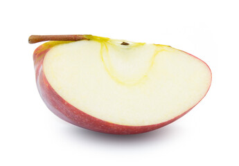 Wall Mural - clipping path red apple fruit isolated on white background