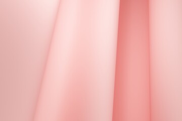 Poster - Abstract pink background with wavy fabric. 3d rendering
