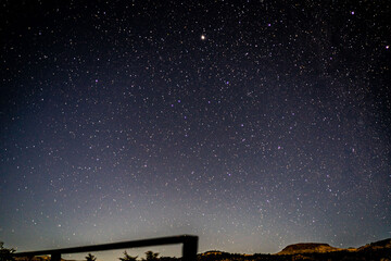 night sky with moon