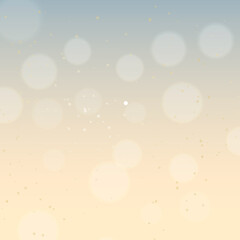 Poster - Abstract silver bokeh background with white light at center