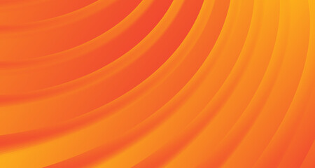 Wall Mural - abstract orange background with 3d waves forming atlas glossy texture