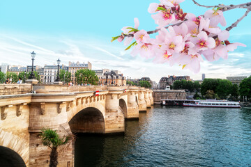 Canvas Print - Pont des Arts, Paris, France