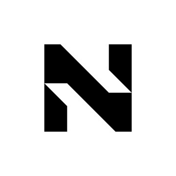 Letter N logo. Icon design. Template elements - vector sign