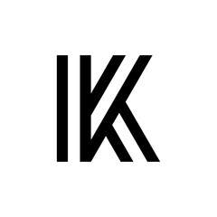 Poster - Letter K logo. Icon design. Template elements - vector sign