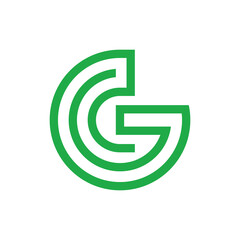 Poster - Letter G logo. Icon design. Template elements - vector sign