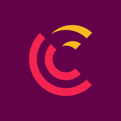 Poster - Letter C logo. Icon design. Template elements - vector sign