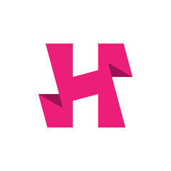 Poster - Letter H logo. Icon design. Template elements - vector sign