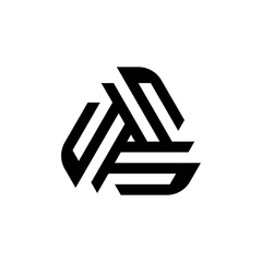 Fototapete - Abstract logo. Icon design. Template elements - vector sign