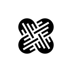 Fototapete - Abstract logo. Icon design. Template elements - vector sign