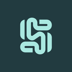 Poster - Abstract logo. Icon design. Template elements - vector sign
