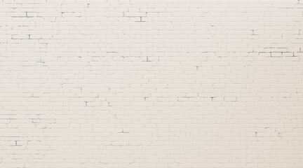 Wall Mural - White old brick wall background