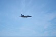Air force fighter planes on display and doing aerial maneuvers