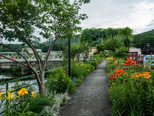 Bridge Of Flowers In  Shelburne Falls, MA, United States