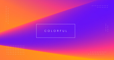 Poster - Abstract modern dynamic geometric fluid background. Minimal colorful geometric backdrop.