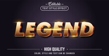 Editable Text Style Effect - Legend Text Style Theme.