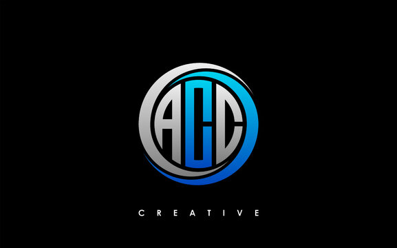 ACC Letter Initial Logo Design Template Vector Illustration