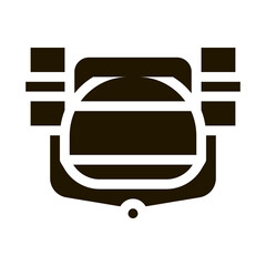 Poster - Beer Helmet Icon Vector Glyph Illustration