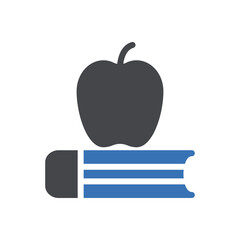 Sticker - apple book