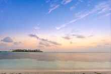 Sunrise On The Maldivian Island  - Olhuveli.