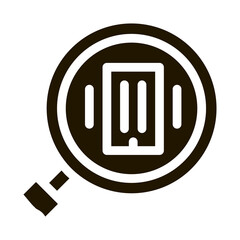 Fototapete - detailed study of residential building icon Vector Glyph Illustration