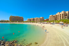 Beach In Ras Al Khaimah, Al Marjan Island, United Arab Emirates.