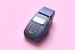 © Pixel-Shot - Payment terminal on color background